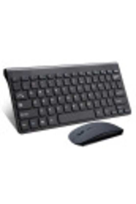 Technopc Ultrapad UP10.SI36LA 10.1 Tablet Uyumlu Kablosuz Taşınabilir Q Klavye Ve Mouse Set Siyah