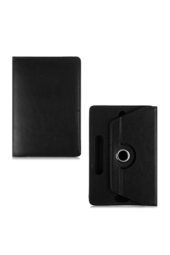 Hometech Alfa 7Lm 7 Uyumlu Üniversal Dönerli Standlı Tablet Kılıfı+Dokunmatik Tablet Kalemi Hediye