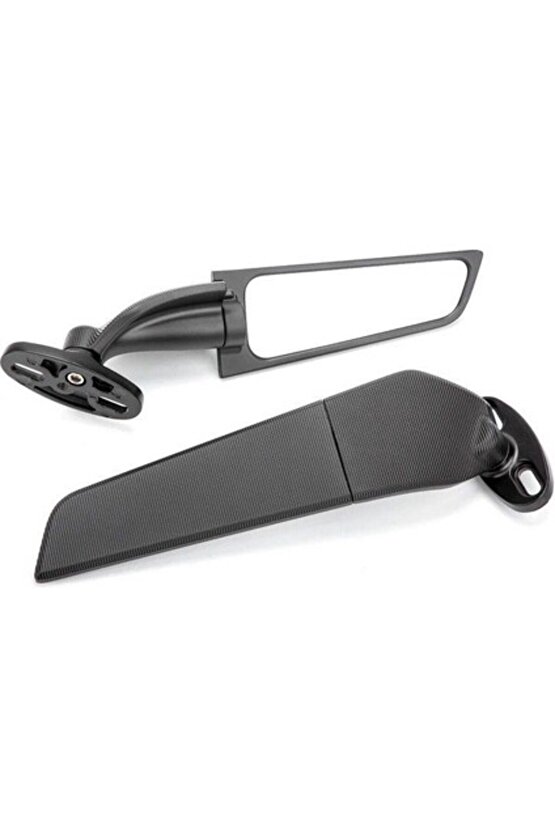 Hsb Motosiklet Yarasa H2 Ayna Takımı Büyük Model Üniversal