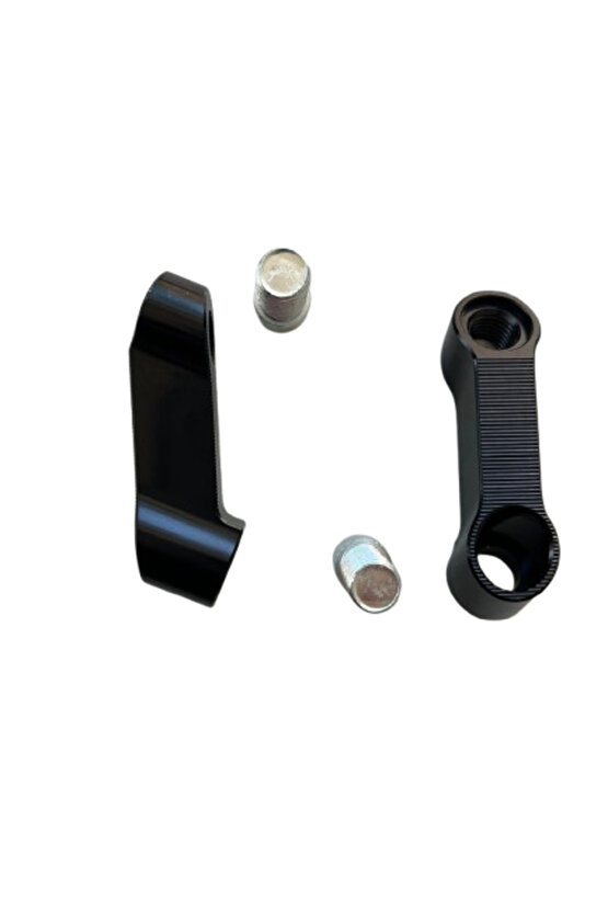 ÜNİVERSAL AYNA UZATMA GENİŞLETME APARATI SİYAH 10mm DÜZ DİŞ PCX