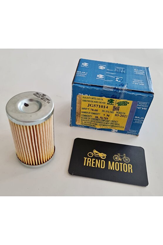 Pulsar Ns 200 Yağ Filtresi Orjinal