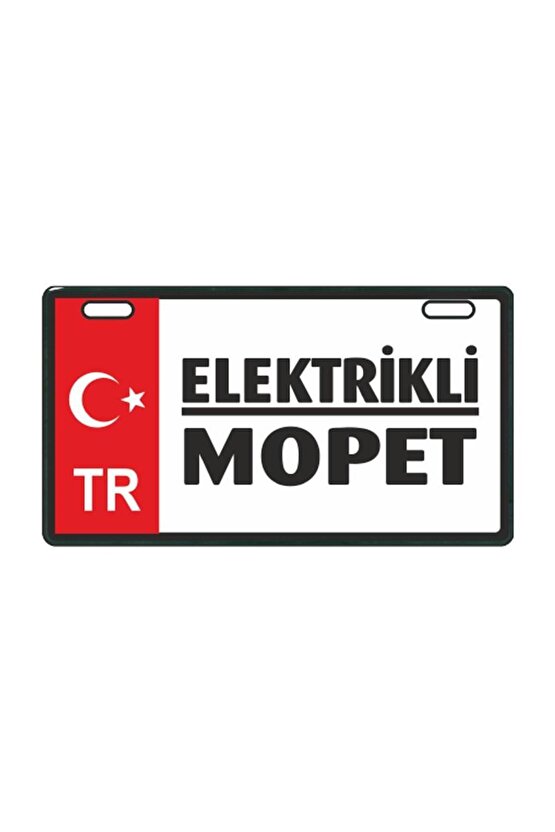 Kırmızı Elektrikli Bisiklet E-bike Plakalık