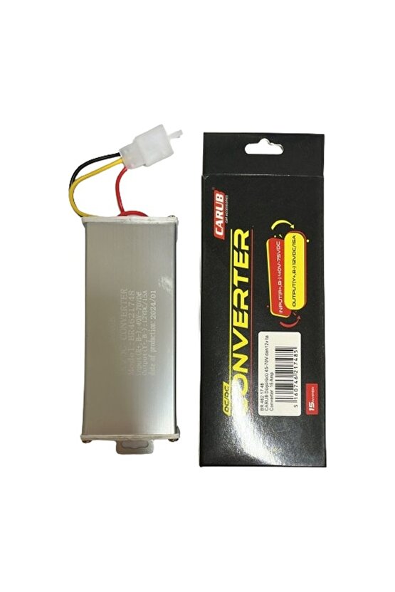 E Bike 45V70 Düşürücü 4872 Konjektör 12V 15AH