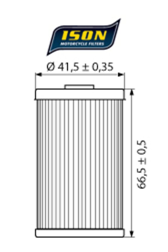 Ison Ison-155 2014-2023 KTM 390 RC Uyumlu Yağ Filtresi