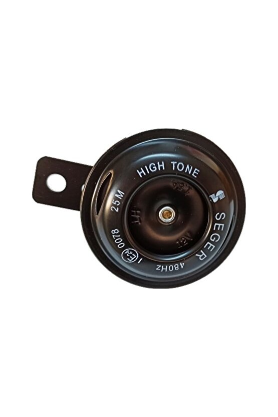 Motorsiklet Kornası 12 Volt  Küçük Kafa  Siyah