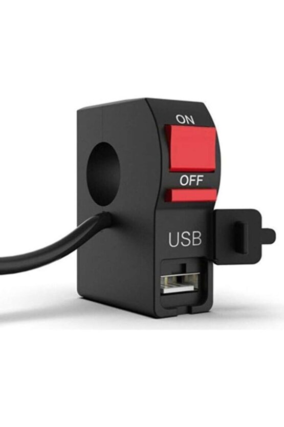 Motosiklet Sis Far Düğmesi Usb Çıkışlı