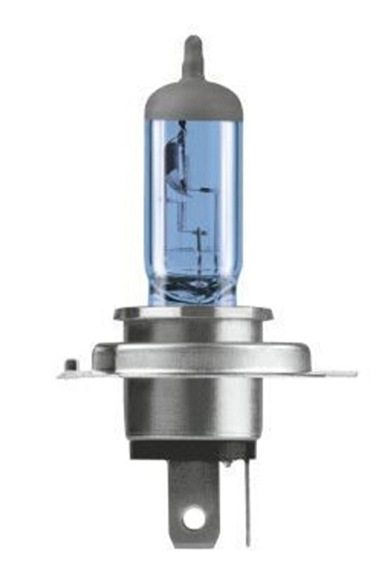 Ampul H4 12v 55 60w Tırnaklı Far 43t %10 Fazla Isık Beyaz Cıft Uyumlu