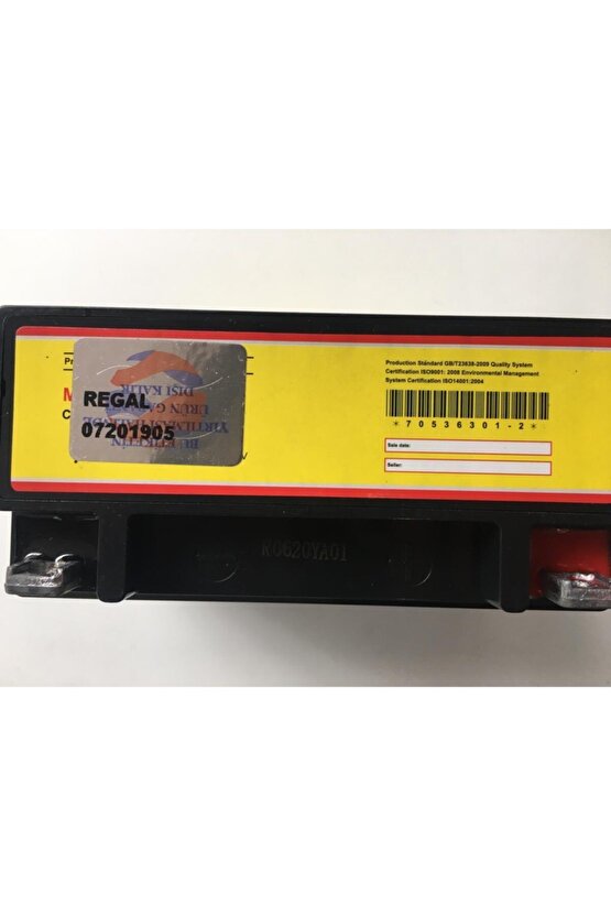 Akü 12n6,5l-bs(mf) 12v 6,5 Ah Motosiklet