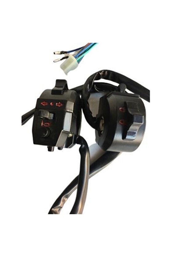 Cg Sağ Sol Anahtar Takım 2 Düğme Siyah