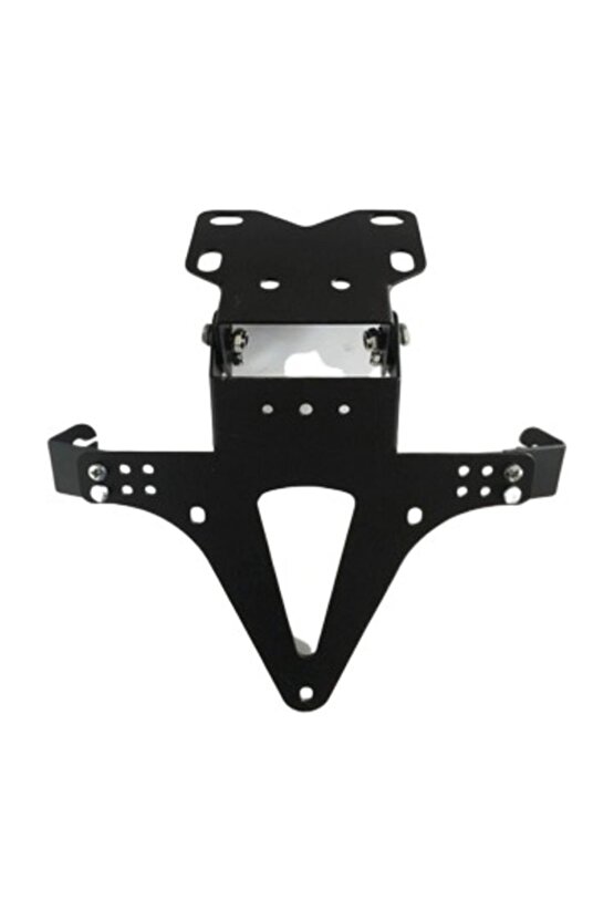 Motosiklet Katlanır Plakalık Sinyal Bağlantılı Siyah