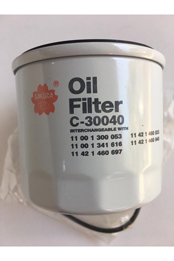 Sakura C-30040 Yağ Filtresi (oc 91d) Bmw R 1100r 1150-k 1100-120