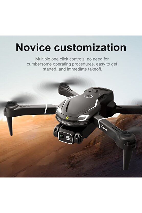 ÇİFT KAMERA VE BATARYALI DRONE UZAKTAN KUMANDA APP DESTEKLİ QUADCOPTER TEK TUŞ İNİŞ KALKIŞ