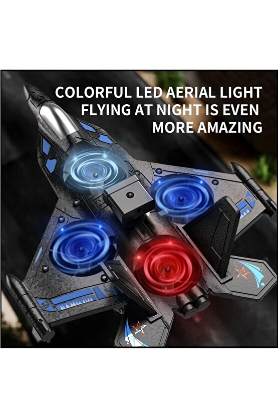 UZAKTAN KUMANDALI DRONE KUMANDALI KÖPÜK RC UÇAK GYRO STABİLİZE ENGEL KAÇINMA KAMERALI WİFİ APP PLANE