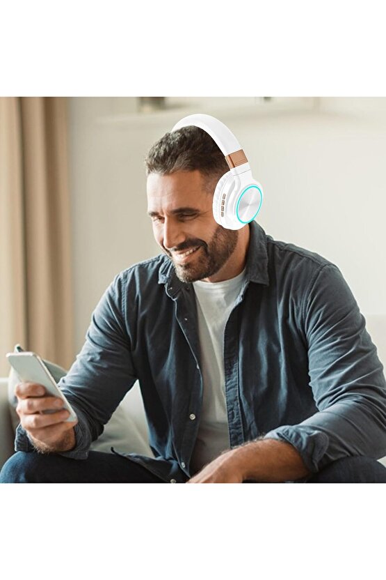 BLUETOOTH KULAKLIK SD KART VE AUX GİRİŞLİ ŞARJLI KABLOSUZ KULAKLIK MİKROFONLU FM RADYOLU SUPER BASS