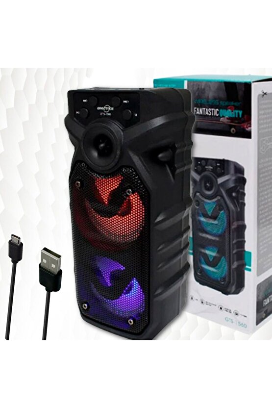 BLUETOOTH SPEAKER KABLOSUZ ŞARJLI HOPARLÖR LED IŞIKLI PARTY BOX