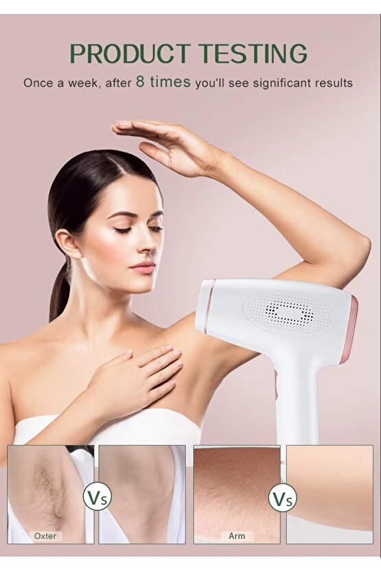 OTOMATİK LAZER EPİLASYON CİHAZI TÜM VÜCUT IPL LAZER EPİLATÖR ALETİ 999.999 ATIM LED EKRAN DOKUNMATİK