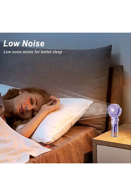 SU BUHARI PÜSKÜRTMELİ ŞARJLI EL FANI MİNİ KLİMA SERİNLETİCİ VANTİLATÖR NEMLENDİRİCİ ÖZELLİKLİ