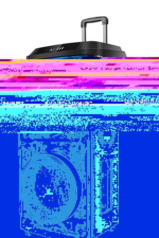 DEV PARTY SPEAKER ÇİFT KABLOSUZ MİKROFONLU ŞARJLI BLUETOOTH HOPARLÖR RGB IŞIKLI TEKERLEKLİ HOPARLÖR