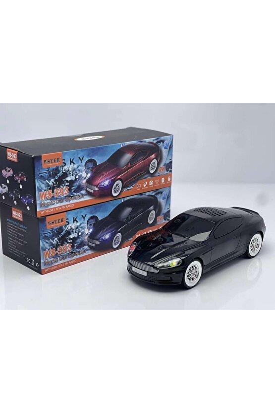 Aston Martin Dbs Oto Tasarımlı Bluetooth Hoparlör Sd Kart Usb Fm Radyolu Kablosuz Speaker