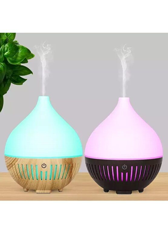 Led Işıklı Oda Hava Nemlendirici Aroma Terapi Difizör Mini Air Humudifier Buhar Makinesi