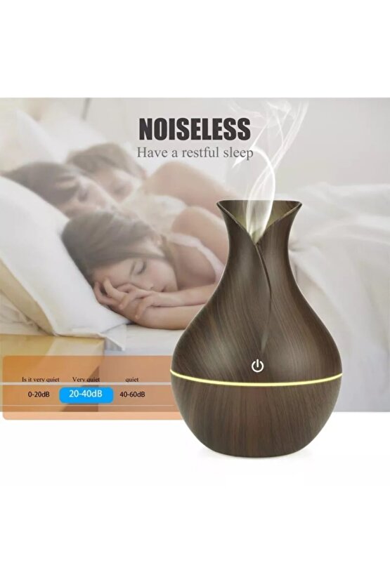 Ultrasonic Aroma Terapi Oda Hava Nemlendirici Led Işıklı Humudifier