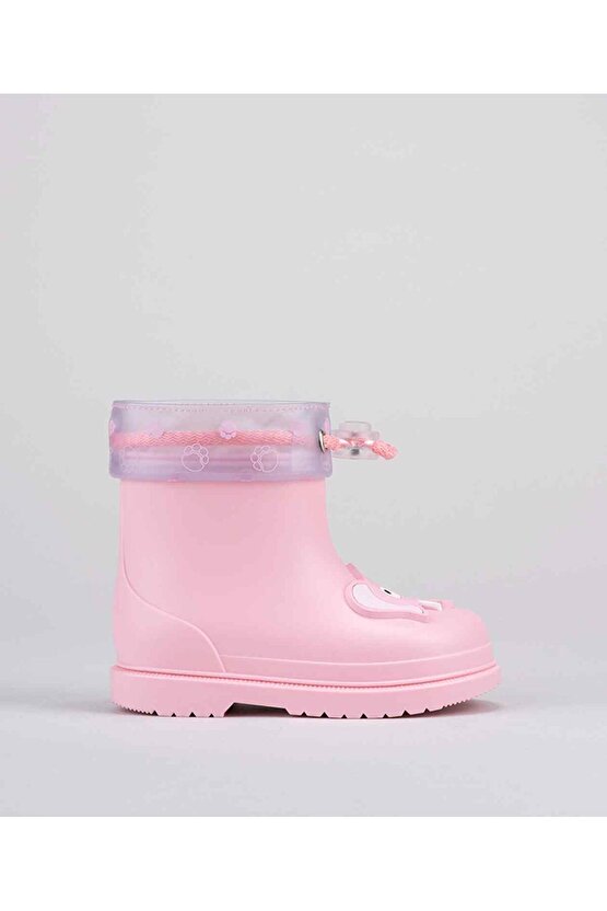 CC332 Bimbi Elefante Borreguito Kürklü Yağmur Çizmesi Pembe
