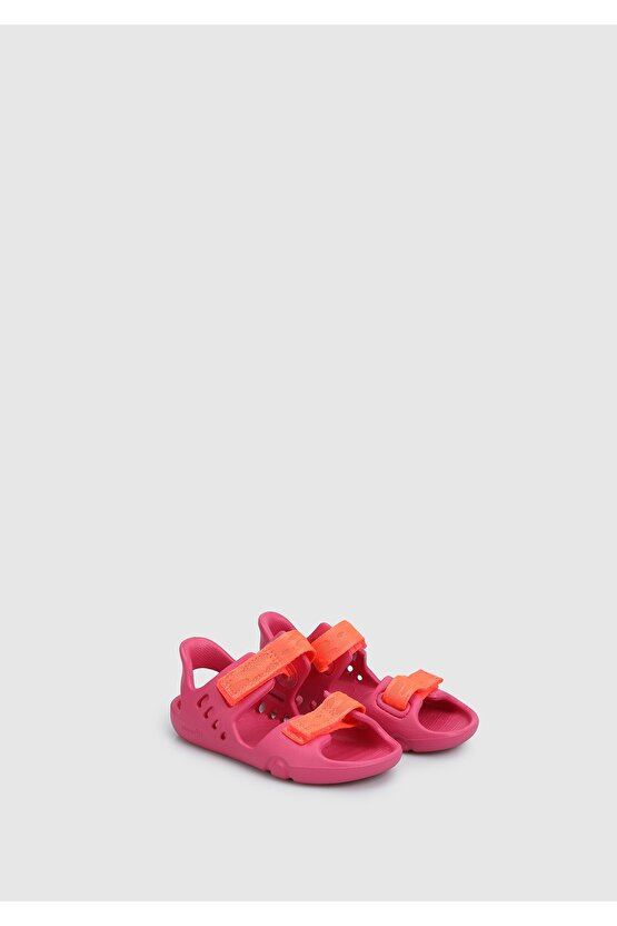 Pembe Kız Çocuk Düz Sandalet