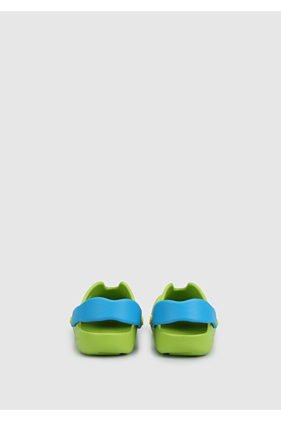 Yeşil Erkek Çocuk Düz Sandalet