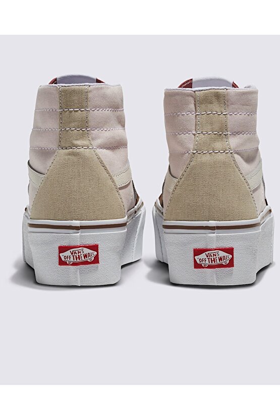 Kadın Pembe Sk8 Hi Tapered Stackform Earthy Blocking Multi Color Sneaker