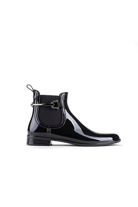 Siyah Kadın Yağmur Botu