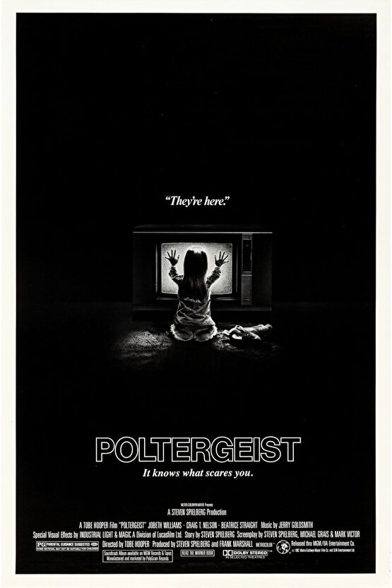 Poltergeist 1982 3 (FOLYO) Afis Poster Renkli 5160