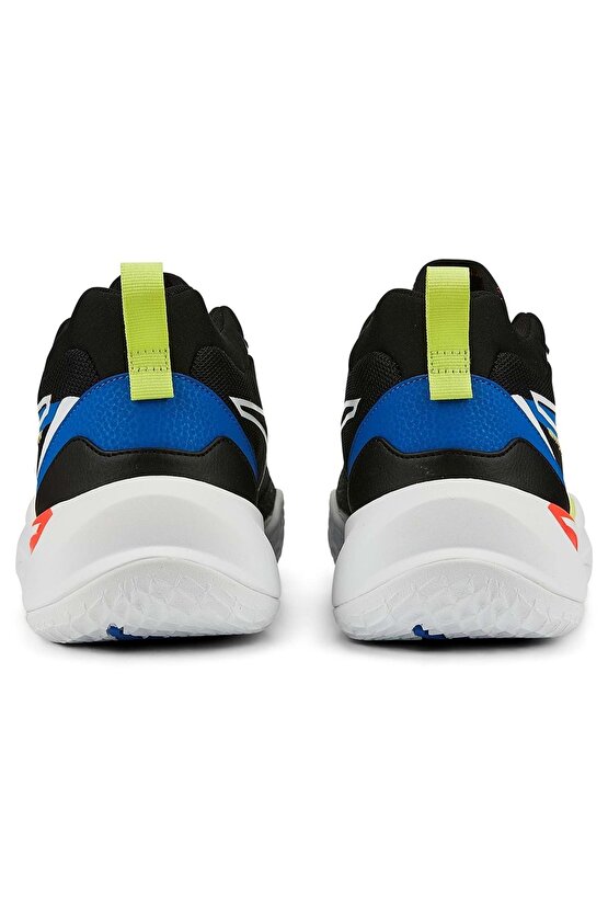 385841-04 Playmaker Basketbol Erkek Spor Ayakkabı BEYAZ-SİYAH