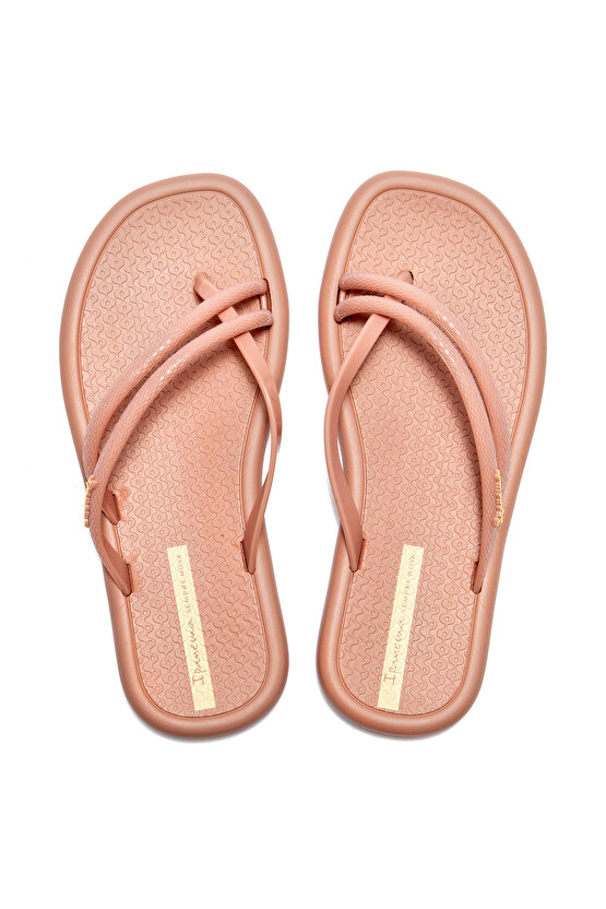 Meu Sol Rasteria Kadın Parmak Arası Terlik Pudra 3742