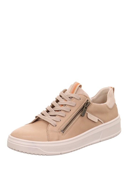 Bej Kadın deri Sneaker 2-000249-4600