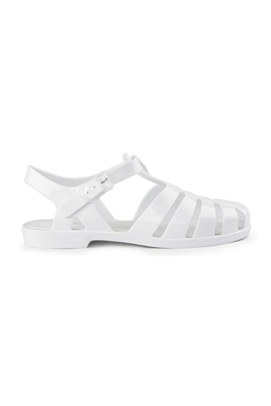 S10258 Biarritz Brillo Sandalet Beyaz