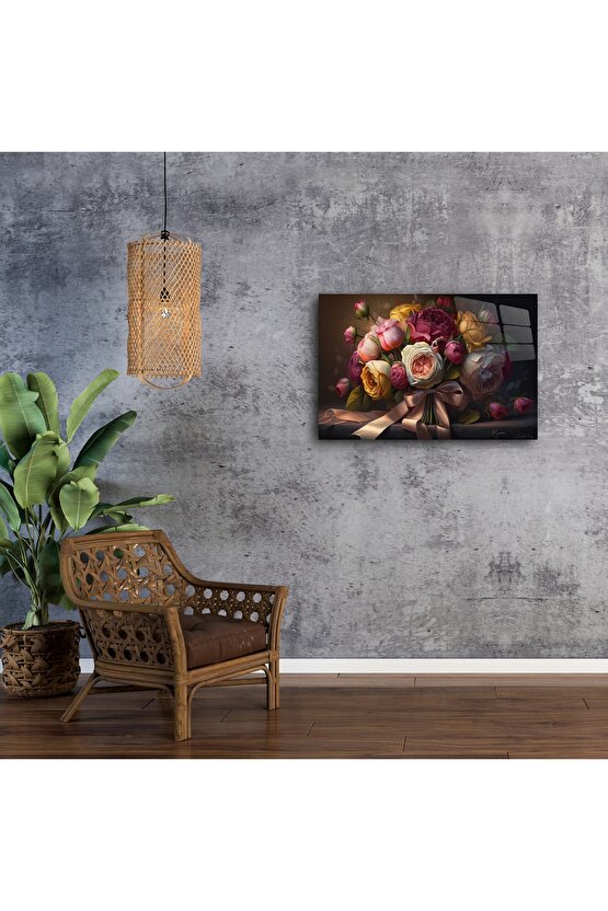 Vintage Tarzı Dijital Duvar Dekoru