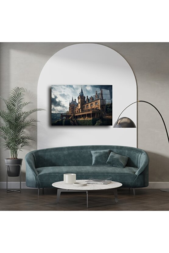 Gotik Şato Cam Tablo