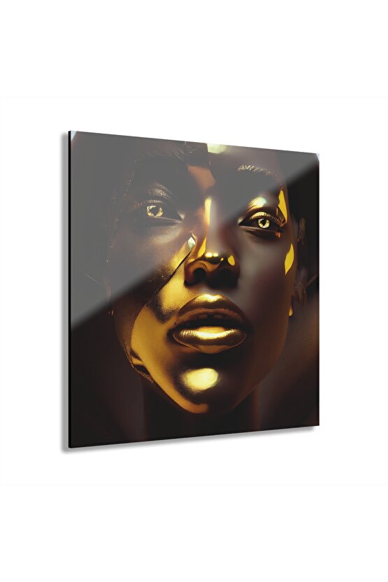 Kadın Model Cam Tablo Duvar Dekoru 18