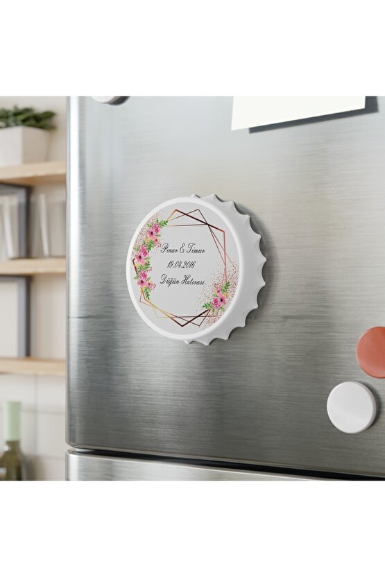 50 Adet Kapak Açacak Magnet Buzdolabı Süsü, Söz, Nişan, Kına, Nikah, Düğün Hatırası Promosyon 22