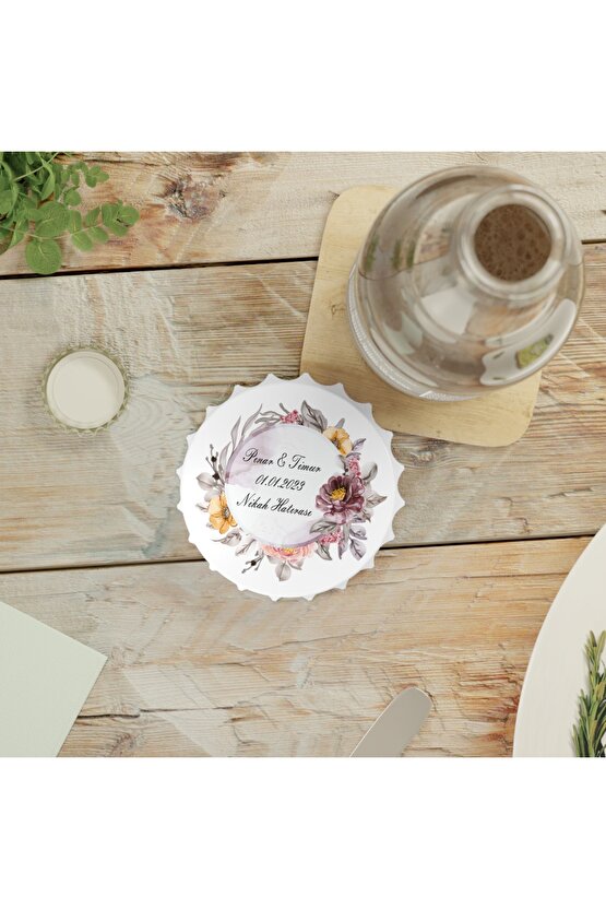 50 Adet Kapak Açacak Magnet Buzdolabı Süsü, Söz, Nişan, Kına, Nikah, Düğün Hatırası Promosyon 18