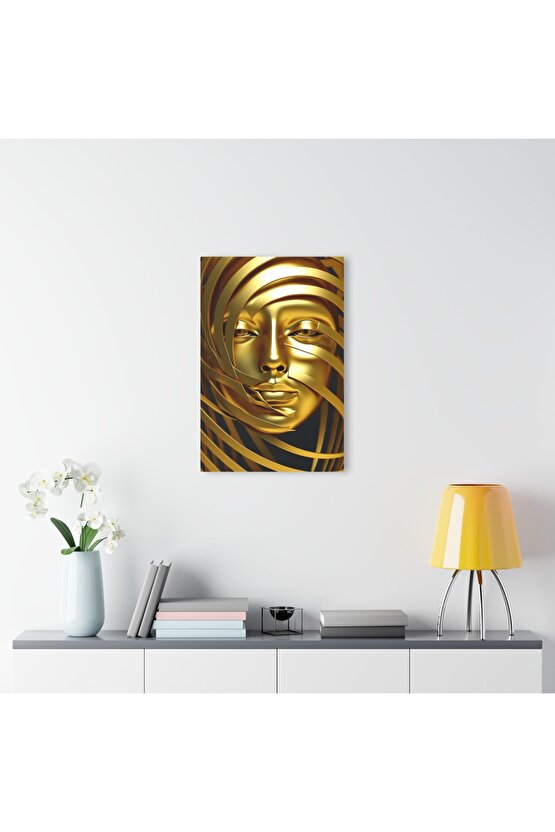 Kadın Model Cam Tablo Duvar Dekoru 13