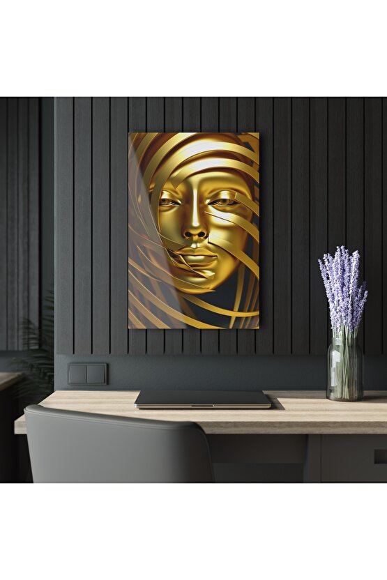 Kadın Model Cam Tablo Duvar Dekoru 13