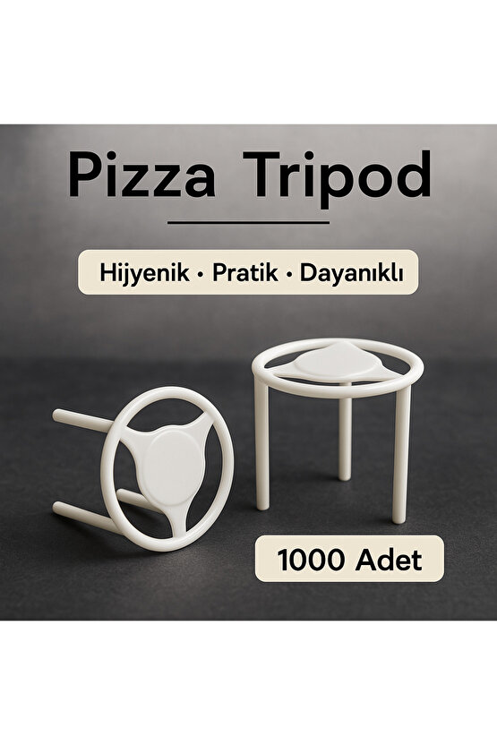 Pizza Ayağı Pizza Kutusu Tripod 1000 Adetli Kutuda