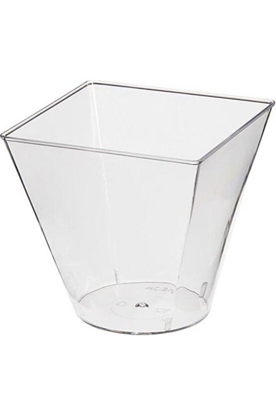 Plastik Mini Kap 240 Cc Şeffaf - 24lü