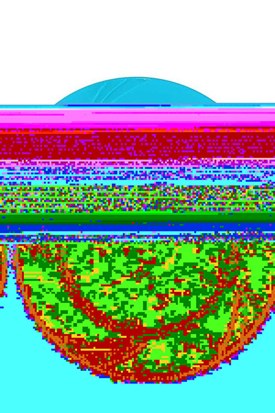 Plastik Tabak Sert Lüks 22cm (6 Adet) Mavi