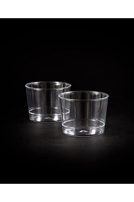 Plastik Kristal Kap 180cc Bodega 30 Adet (1 Paket) Kapaksız