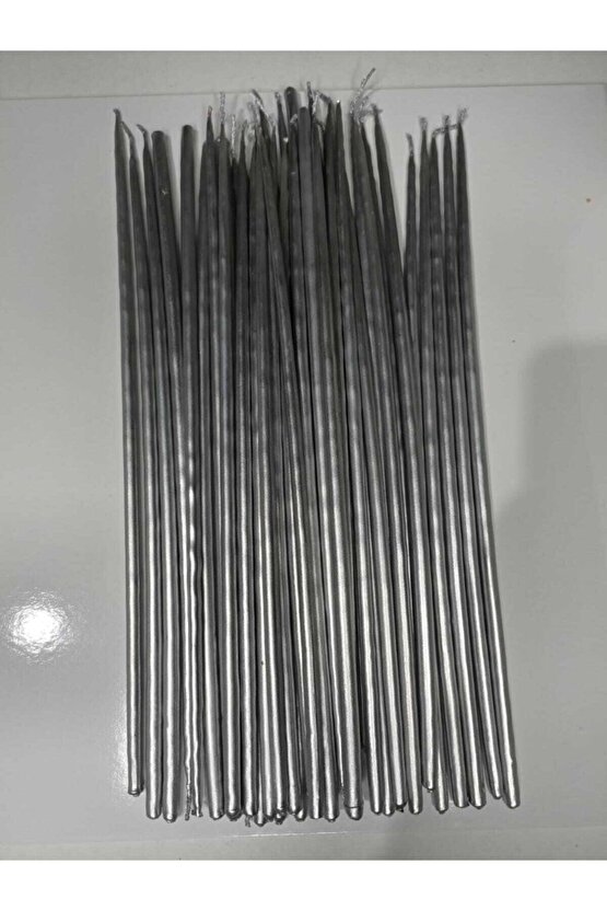 Pasta Mumu 20cm Gümüş 5 Adet