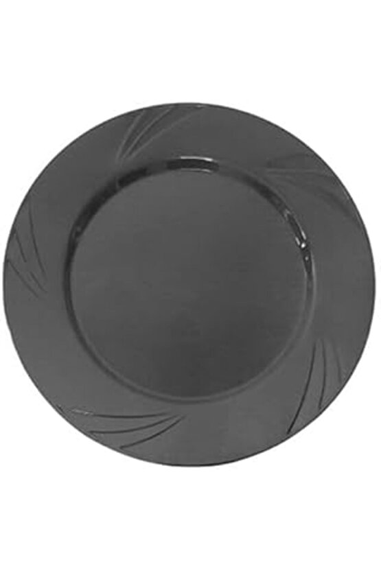 Benim Marifetlerim - Siyah Kristal Mika Tabak 6 Adet