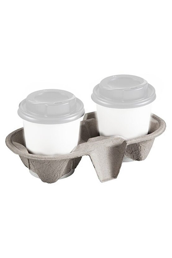 Karton Bardak Taşıyıcı 2 Li  Karton Bardak Viyolü 2 Li (120 Li Paket)