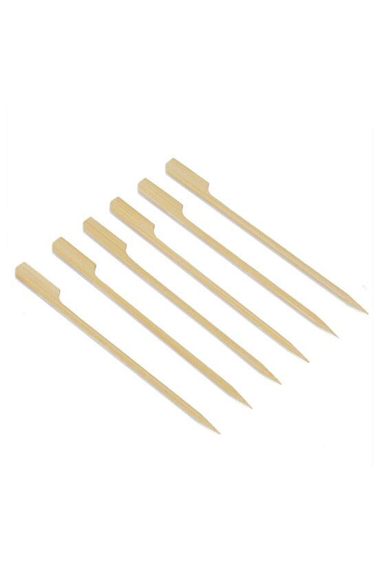 Yassı Çöp Şiş - Golf Tipi Çöp Şiş 20 Cm 100 Adet